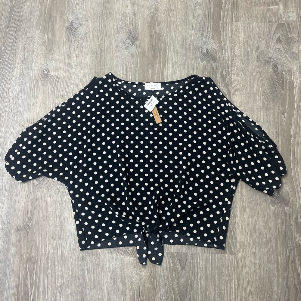 Polka dot blouse women’s